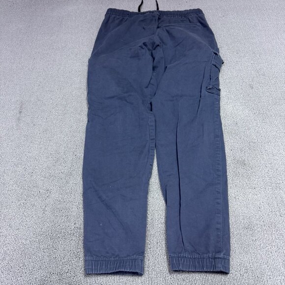 Hollister Cargo Skinny Joggers Gray Zip Pockets Men’s Size Small Drawstring - Picture 11 of 12
